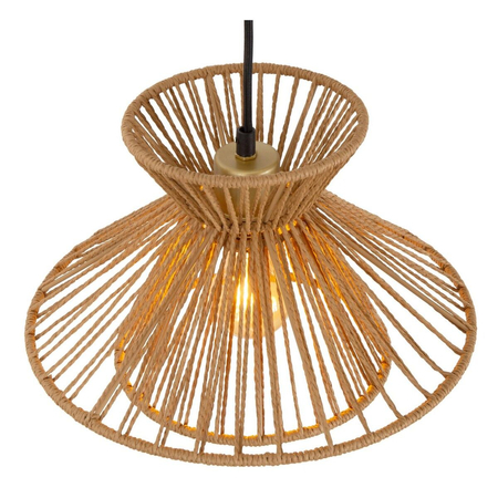 Lampa wisząca Lucide TASMAN 10420/03/72 drewniany