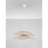 Lampa wisząca Luces Exclusivas SELVORA LE45374 drewno jasne i ciemne, biały