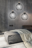Lampa wisząca BARBADO 3 BLACK Emibig 754/3 czarny