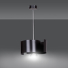 Lampa wisząca VIXON 1 BLACK Emibig 284/1 czarny