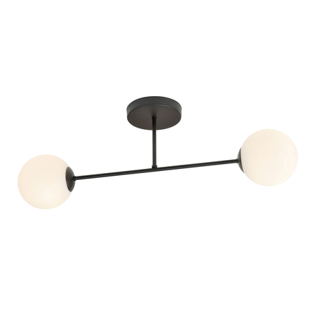 Lampa sufitowa ROMA 2 Emibig 1232/2 biały/czarny