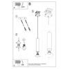 Sollux Lighting Lampa wisząca LAGOS 1 zielona oliwka SL.1484