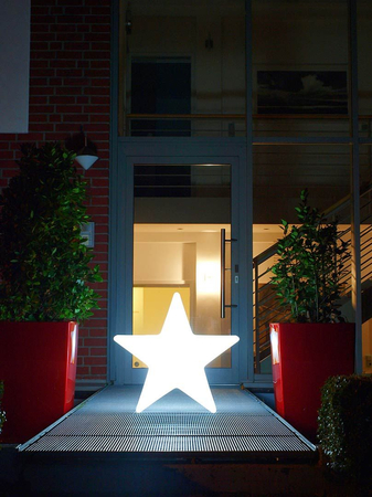 Gwiazda LED Lampa zewnętrzna ogrodowa 2700K Biała ciepła Ø80 32073W biały