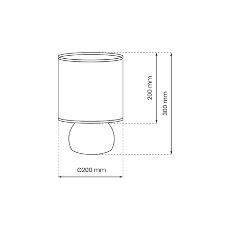 Milagro Lampka nocna Vicky Biały 1xE27 MLP8900 BIAŁY