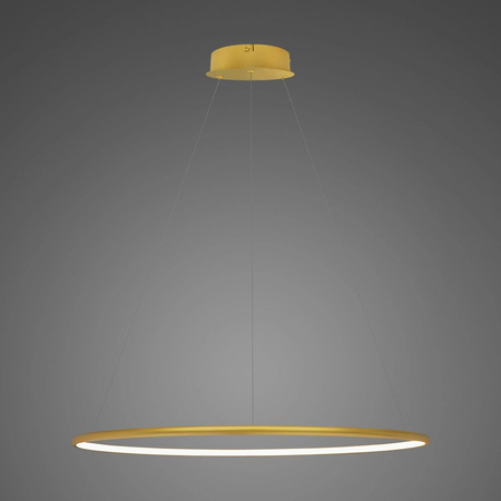 Lampa wisząca Ledowe Okręgi No.1 80cm 4k złota Dali