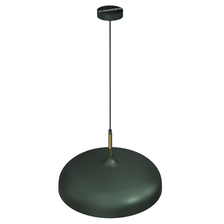 Milagro Lampa wisząca LINCOLN GREEN/GOLD 1xE27 45cm MLP7900 ZIELONY / ZŁOTY