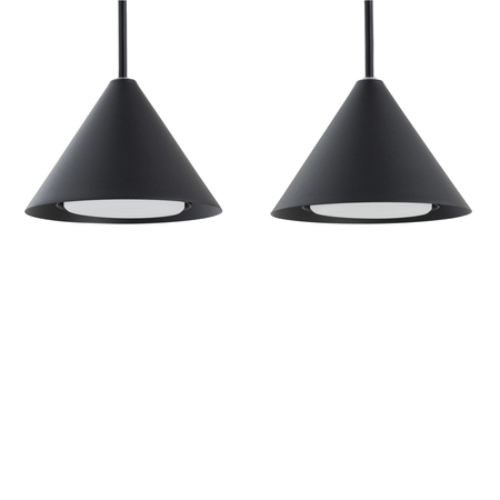 Lampa wisząca ELIT 6 Emibig 1330/6 czarny/złoty