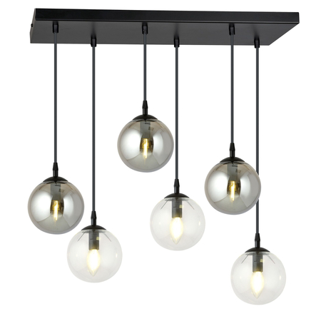 Lampa wisząca COSMO 6 BL MIX2 Emibig 714/6M2 czarny