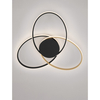 Lampa sufitowa Luces Exclusivas GANTELO LE45492 czarny, złoty i odcienie złota