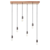 Lampa wisząca Endon Lighting Stellan 101684 drewniany