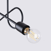 Sollux Lighting Żyrandol LOOP 2 czarny SL.1472