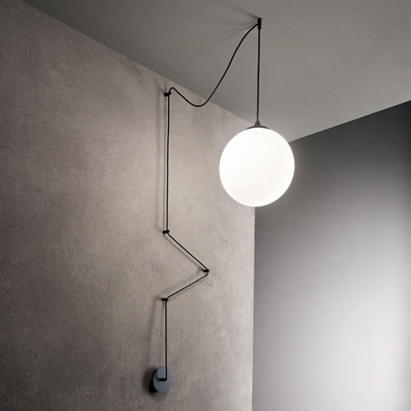 Lampa wisząca Ideal Lux 160863 Boa SP1 Bianco