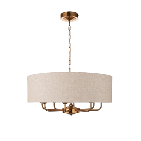 Lampa wisząca Endon Lighting Highclere 110727 mosiądz