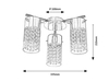 Lampa łazienkowa Rabalux Niagara 2195 chrom