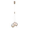 Lampa wisząca Italux PND-34359-3-HBR-AMB złoty