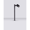 Słupek ogrodowy Luces Exclusivas TRASERA LE75163 czarny