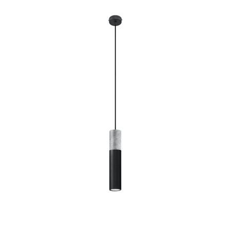 Sollux Lighting Lampa wisząca BORGIO 1 czarny SL.0650