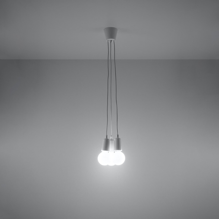 Sollux Lighting Lampa wisząca DIEGO 3 biała SL.0570