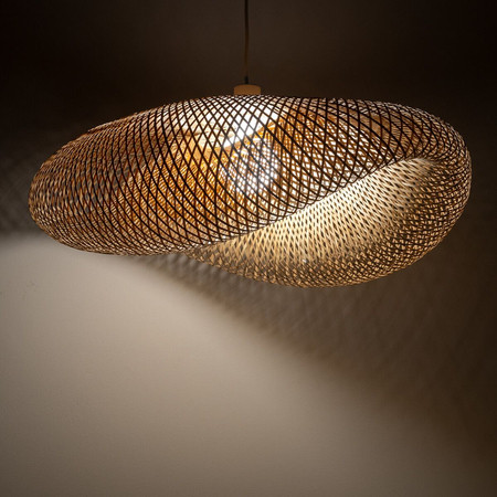 Lampa wisząca Nowodvorski HAVANA L 11397 Naturalne drewno Biały