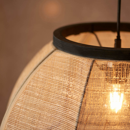 Lampa wisząca Endon Lighting Zaire 101688 drewniany