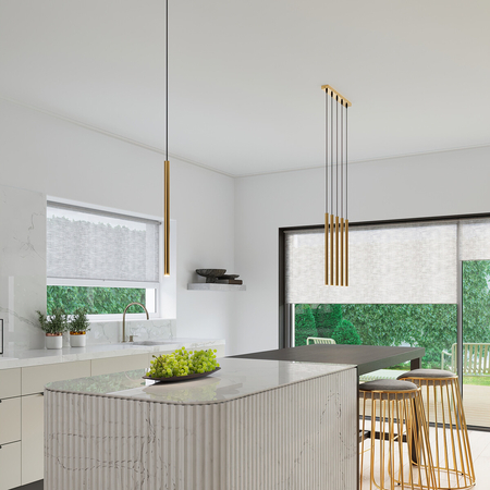 Sollux Lighting Lampa wisząca PASTELO 5P złota SL.1174