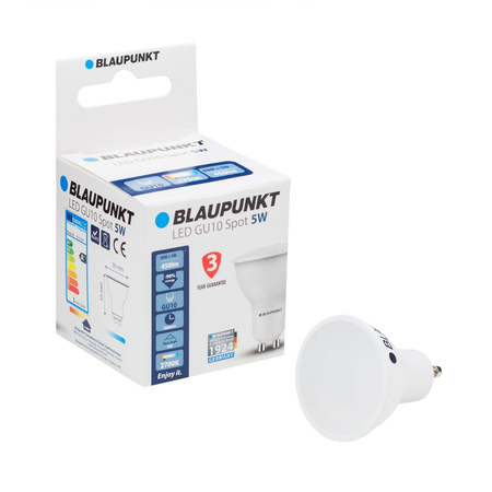 Zestaw 10 sztuk - Blaupunkt Żarówki LED GU10 5W barwa biała ciepła
