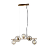 Lampa wisząca Italux PND-406007-5-HBR Mosiądz miodowy