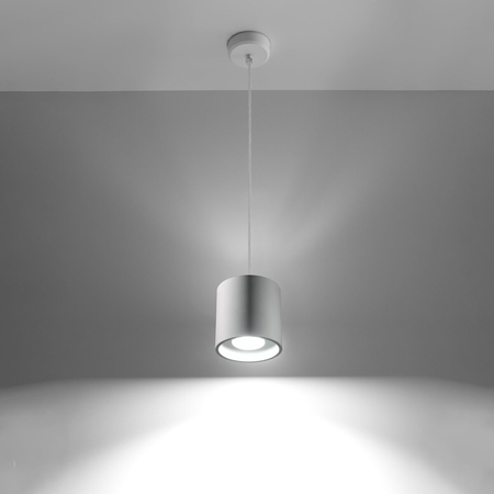 Sollux Lighting Lampa wisząca ORBIS 1 biały SL.0053