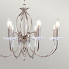 Żyrandol Elstead Lighting Aegean szary AG8-POL-NICKEL