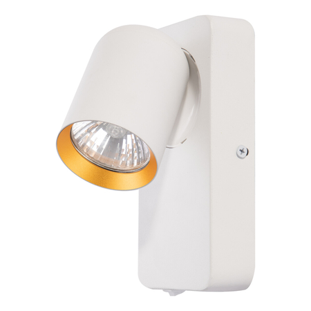 Milagro Kinkiet Andy 1xGU10 Biały + Złoty ML9942 BIAŁY / ZŁOTY