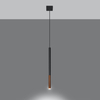 Sollux Lighting Lampa wisząca MOZAICA 1 czarny/miedź SL.0888