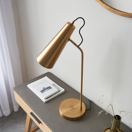 Lampa stołowa Endon Lighting Karna New 107527 mosiądz