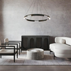Light Prestige Lampa wisząca Tura 60 cm czarna LED CCT LP-9786/1P 60cm BK