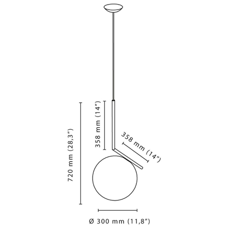 Lampa wisząca Flos F3176059 IC S2