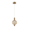 Lampa wisząca Italux Lenti PND-83631-1-AB-AMB Bursztynowy