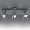 Sollux Lighting Plafon BELUCI 3 czarny SL.1116