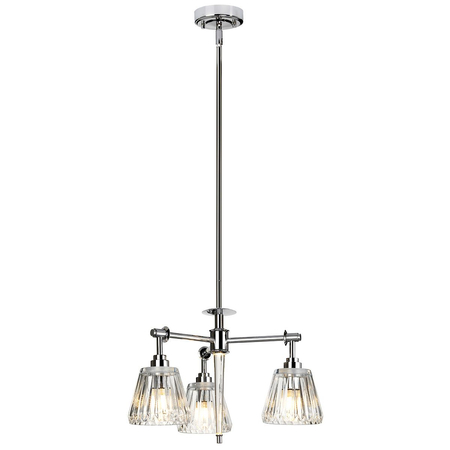 Lampa wisząca Elstead Lighting Agatha chrom BATH-AGATHA3P-PC