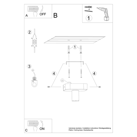 Sollux Lighting Plafon TAVO 2 SL.1157