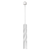 Milagro Track Light Pendant Twisted Biały 3W LED ML6509 BIAŁY