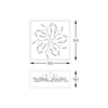 Lampa sufitowa Zuma Line C0578-04A-B5V7 SPRING LAMPA SUFITOWA ZŁOTA/GOLD