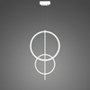 Lampa wisząca Linea No.5 60/40cm biała 3k