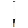 Lampa wisząca Italux Isidora PND-14290-1-BK-BRO Czarny, brąz antyczny