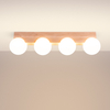 Sollux Lighting Plafon BULBO 4 naturalne drewno SL.1685
