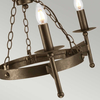 Żyrandol Elstead Lighting Cromwell brąz CW3-OLD-BRZ