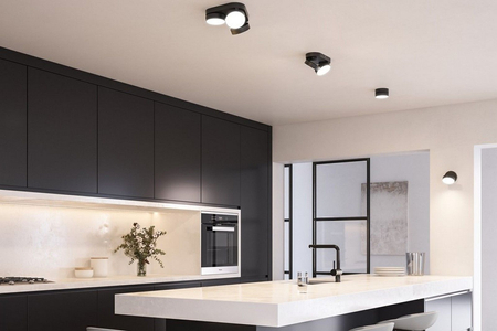 Lampa sufitowa Lutec STANOS 8600504012 czarny