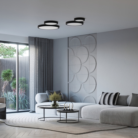 Sollux Lighting Plafon ORBIS 1 antracyt SL.0568