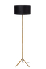 Lampa podłogowa Lucide TONDO 45790/81/02 czarny/złoty