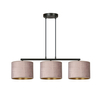 Lampa wisząca HILDE 3 BL ROSE Emibig 1053/3 różowy