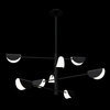 Żyrandol Maytoni Mollis MOD126PL-08B Black