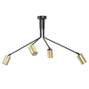 Lampa sufitowa VERNO 4 BLACK Emibig 655/4 czarny